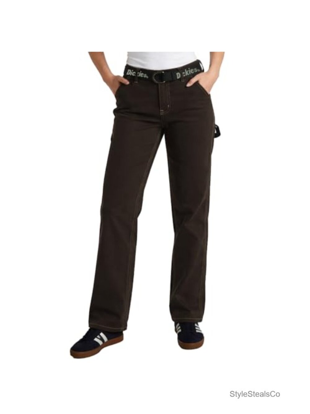 Dickies Carpenter Work Pants Relaxed Fit High Rise Straight Leg